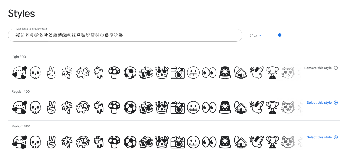 Google Fonts 推出全新‘ Noto Emoji ’！黑白线条设计超俐落 线上就能免费下载 数码科技 图4张