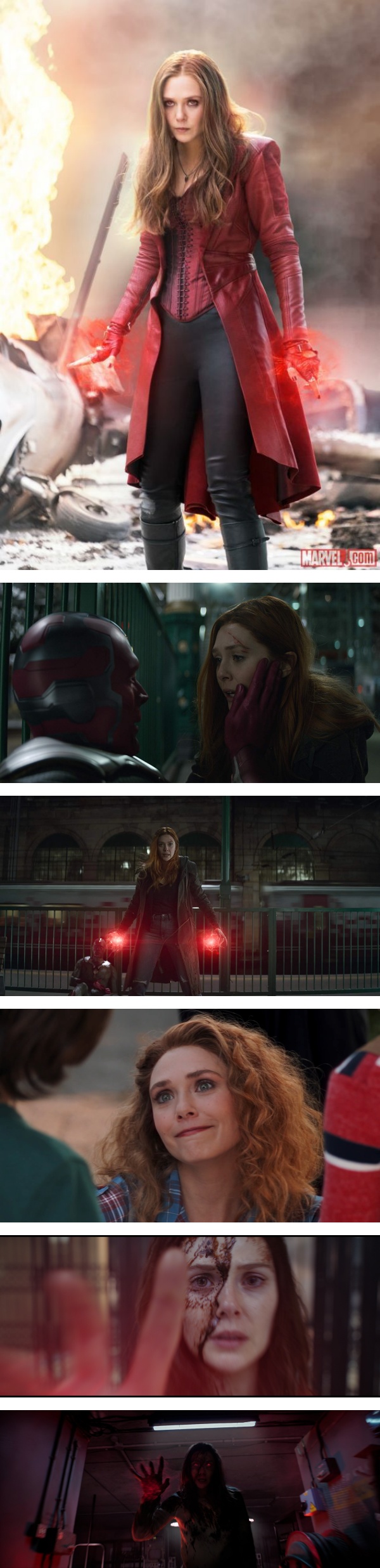 “绯红女巫”Elizabeth Olsen 凭《Dr Strange 2》再圈粉！曾大胆全抛演出…搭档“Thanos”上演情欲场面！ 娱乐资讯 图4张