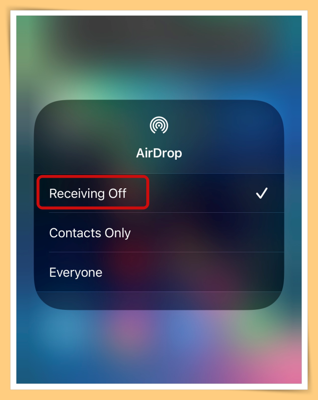 Tips I AirDrop收假消息或不雅照片！教你两招自保免受骚扰！ 更多热点 图5张