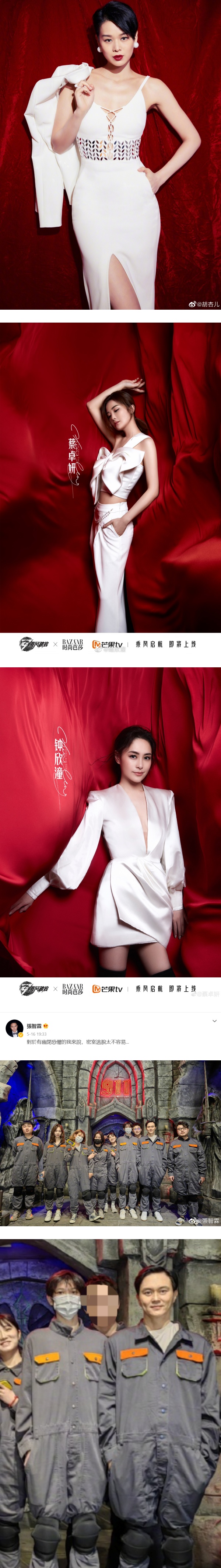 港星聚会！张智霖夫妻为《乘风破浪》中国台湾INS、胡杏儿打call 娱乐资讯 图2张