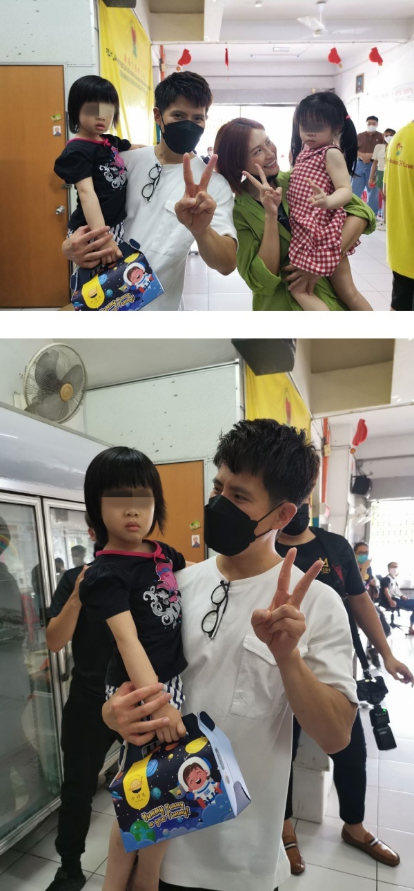 520传递爱！Sam沈展宁、Ribbon黄若熙送微笑餐盒到小学和慈善机构 娱乐资讯 图2张