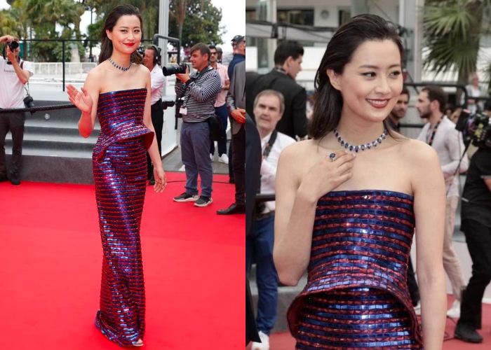 Style｜陈法拉亮相坎城红毯，贴身利落晚装状态极好！ 更多热点 图2张