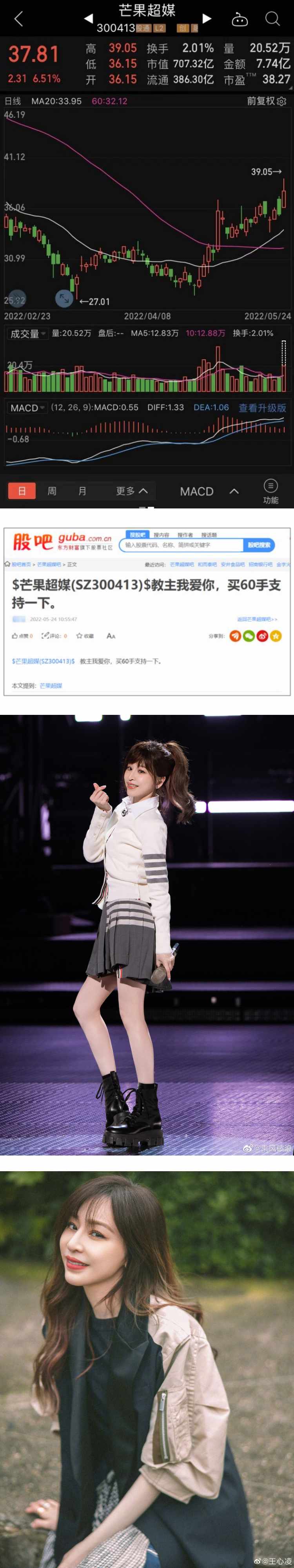 王心凌《乘风破浪》8分钟镜头就爆红！ 意外带动股票上涨 娱乐资讯 图2张