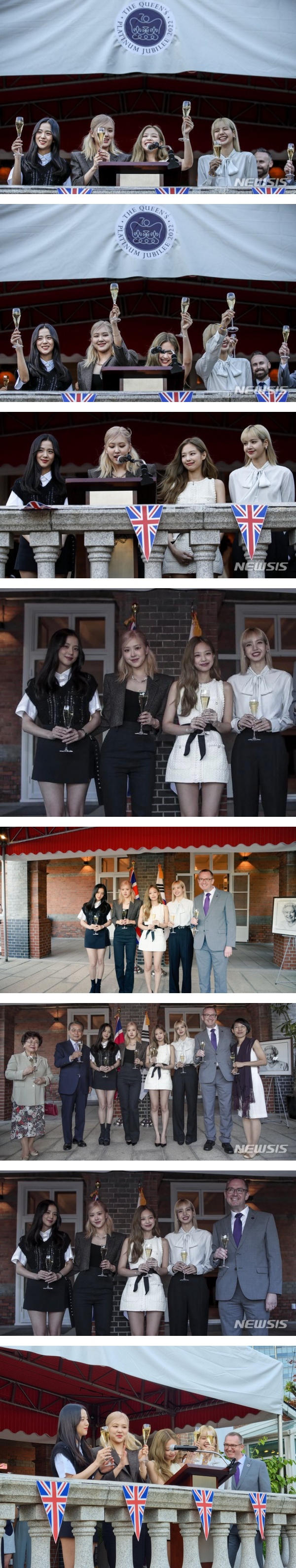 BLACKPINK获邀出席英女王96岁生日宴！Lisa、Rosé零修图照惊现皱纹+双下巴 娱乐资讯 图3张