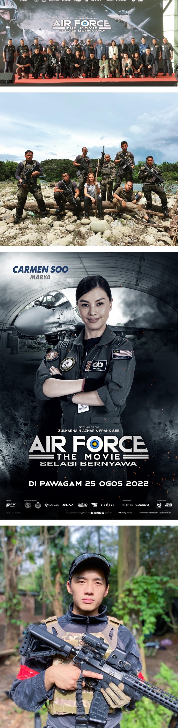 陈泽耀新片化身“Top Gun”！竟被误以为是成龙…原因超爆笑！ 娱乐资讯 图2张