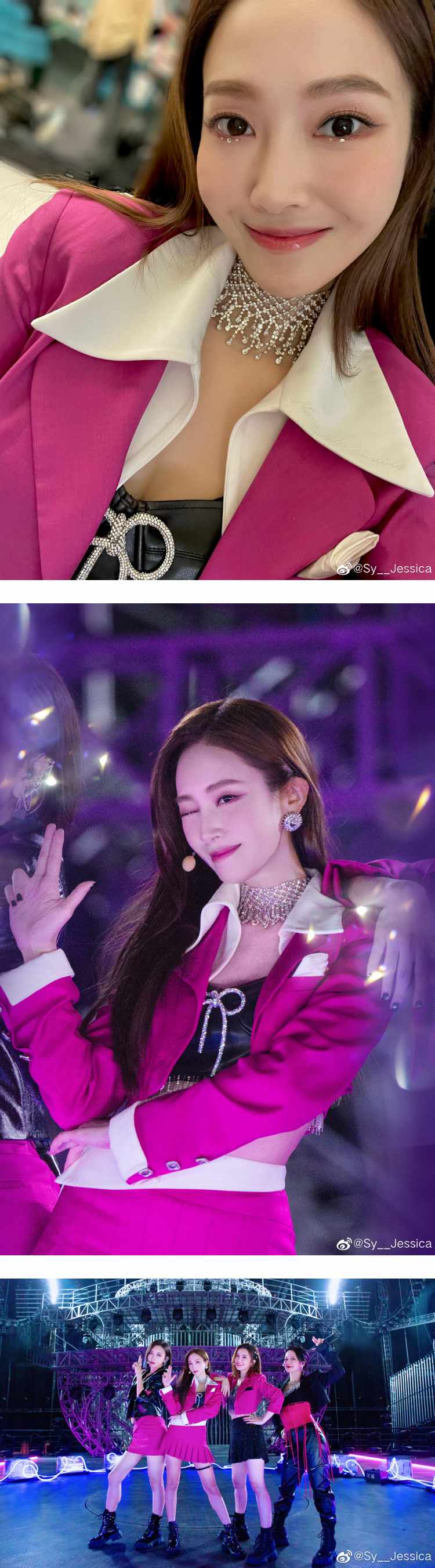 Jessica《乘风破浪》一个手势吓坏网友！ 痛失韩国市场 娱乐资讯 图2张