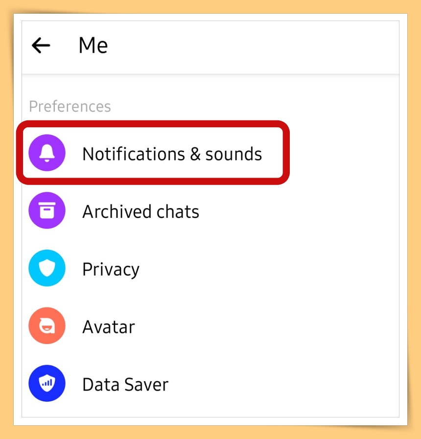 Tips I Messenger的通知铃声有点闷？教你4个步骤换新通知音效！ 更多热点 图3张