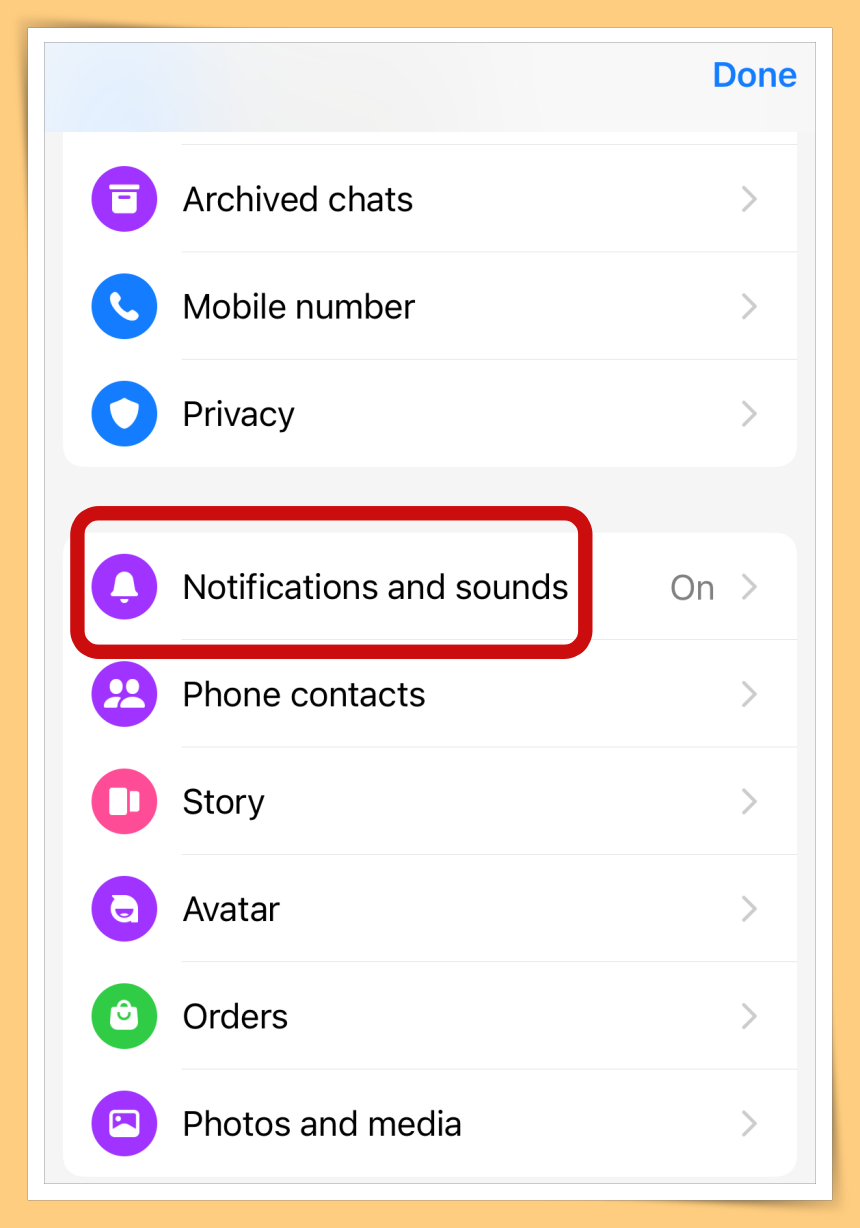 Tips I Messenger的通知铃声有点闷？教你4个步骤换新通知音效！ 更多热点 图7张