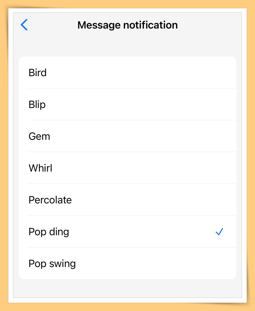 Tips I Messenger的通知铃声有点闷？教你4个步骤换新通知音效！ 更多热点 图9张
