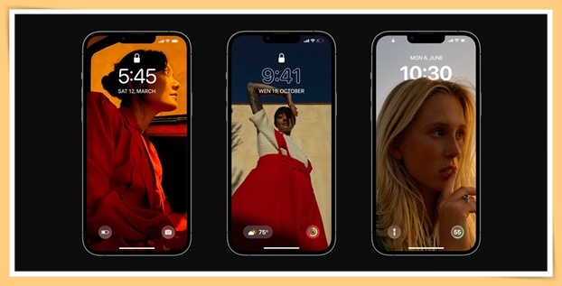 News I iOS 16锁屏界面渲染图曝光！果粉不用再担心误触手电筒了！ 更多热点 图2张