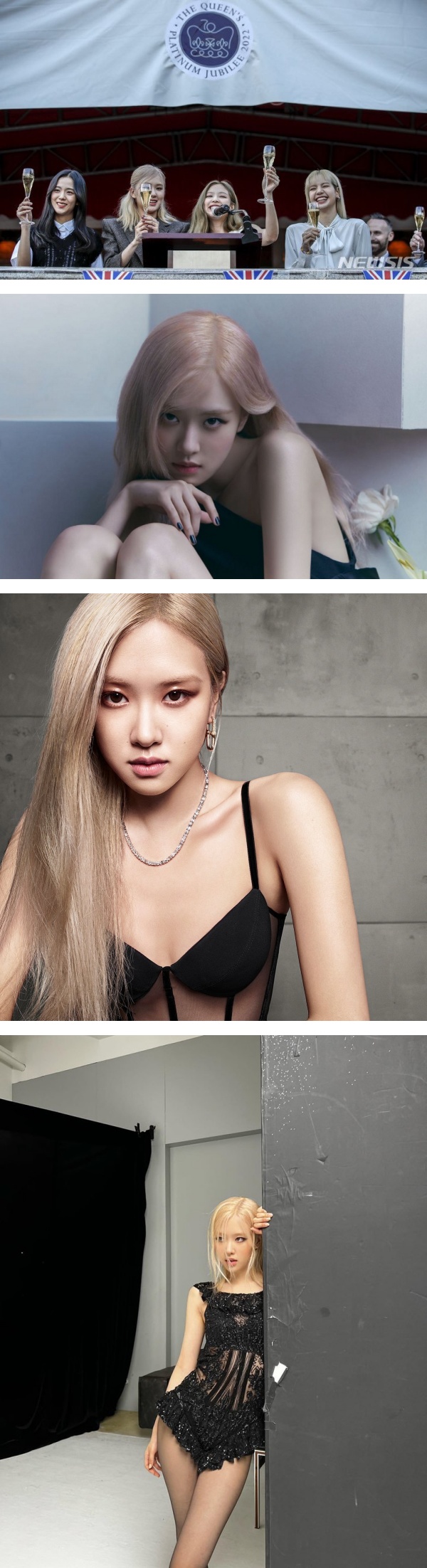 BLACKPINK Rosé 晒大尺度礼服照…雪白美背被看光！惊喜合体Wonder Woman！ 娱乐资讯 图1张