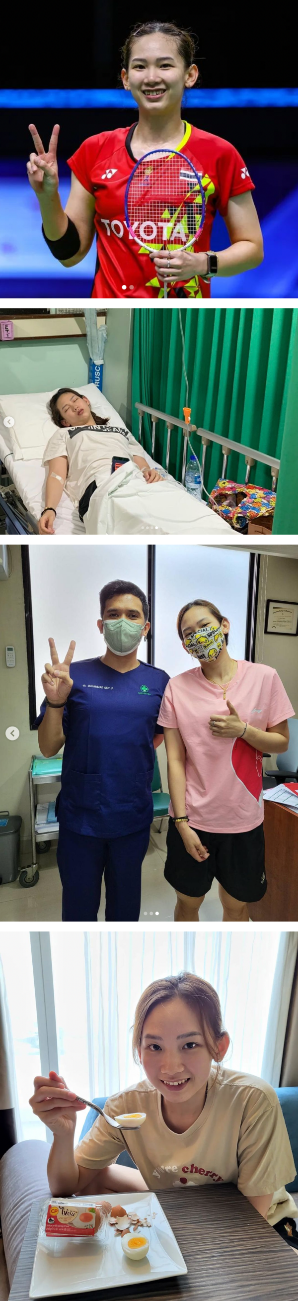 李梓嘉与泰国女单李美妙再传甜蜜互动！她手上的戒指竟成网友关注焦点 娱乐资讯 图1张