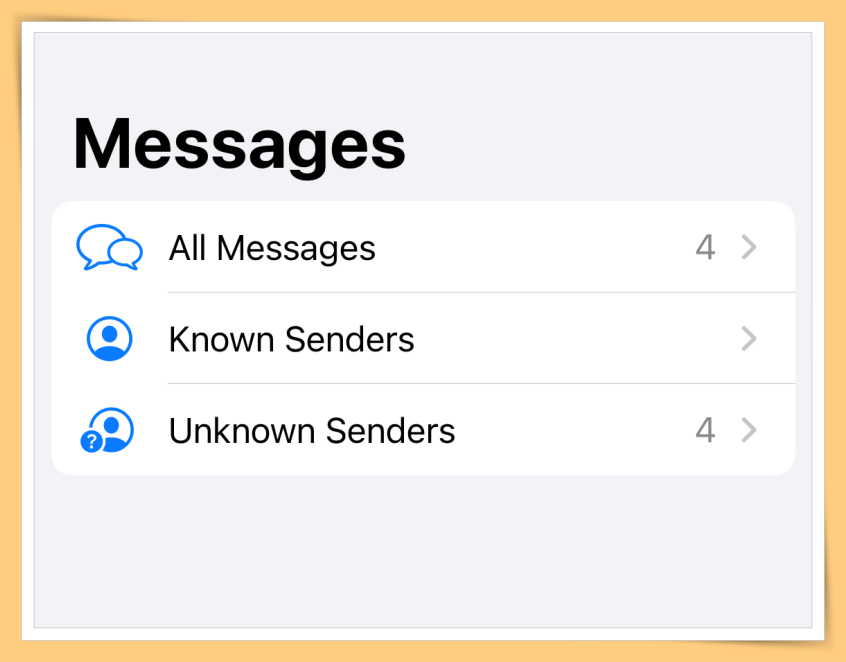 Tips I 不要随便打开陌生信息！教你iPhone如何过滤未知发件人！ 更多热点 图5张
