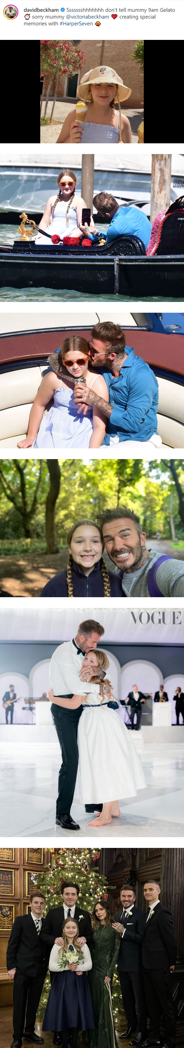David Beckham和爱女出游 网酸Harper Seven比爸爸壮！ 娱乐资讯 图2张