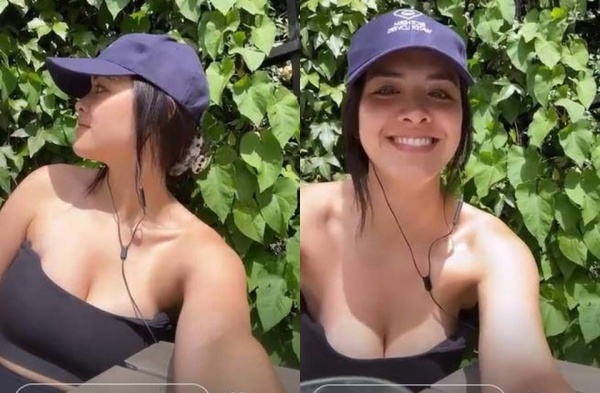 钟丽缇大女儿险走光！忙拍IG STORY...没注意衣服往下滑 娱乐资讯 图1张