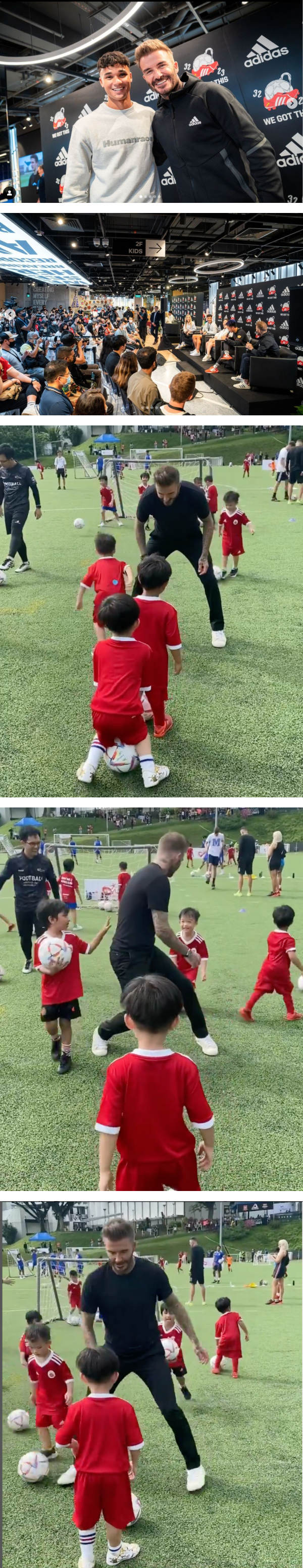 David Beckham 惊喜现身新加坡！训练班遭小孩吐槽“欸”…直接认怂道歉！ 娱乐资讯 图2张