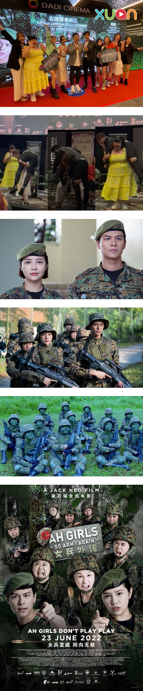 女兵好猛！梁志强摆Glenn容启航上台...即场被三女扛 赞她最舒服！ 娱乐资讯 图2张
