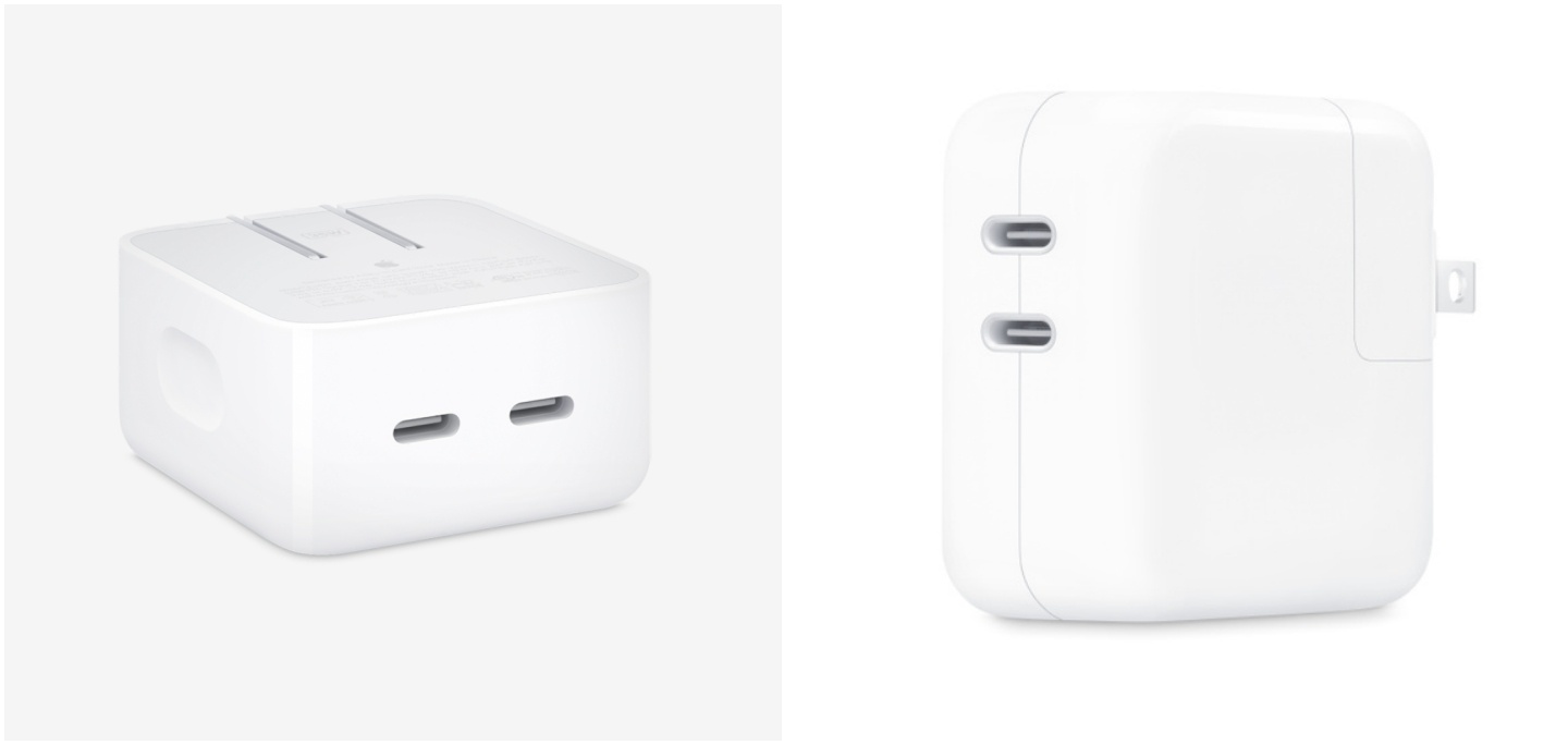 具备 35W 双 USB-C 埠的充电器在苹果官网开卖！可同时替两部装置充电，售价新台币 1,690 元 数码科技 图2张