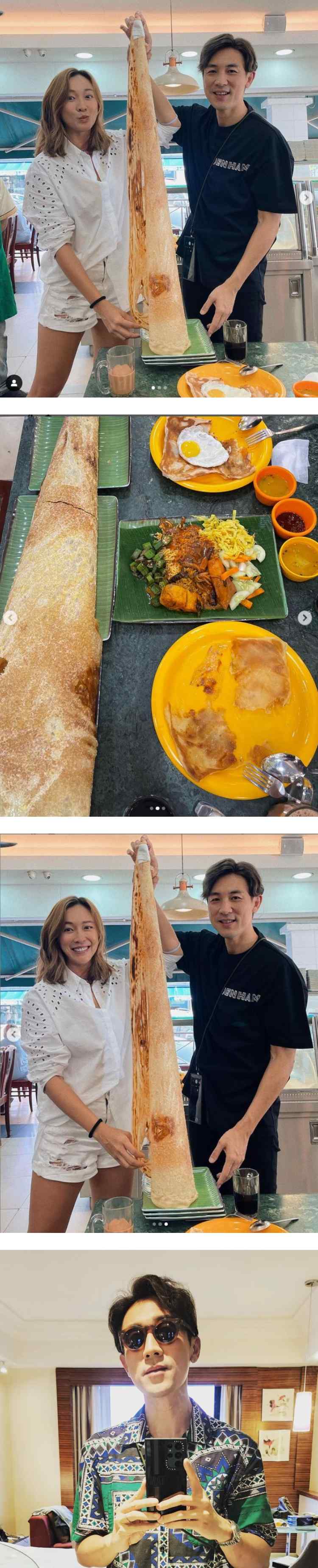 带谭俊彦吃Roti Tissue！ 吴天瑜兴奋喊：《我来自纽约2》的男人回来了 娱乐资讯 图2张