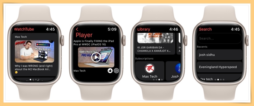 App I 运动时iPhone不在身边！下载这个App用Apple Watch来看YouTube！ 更多热点 图2张