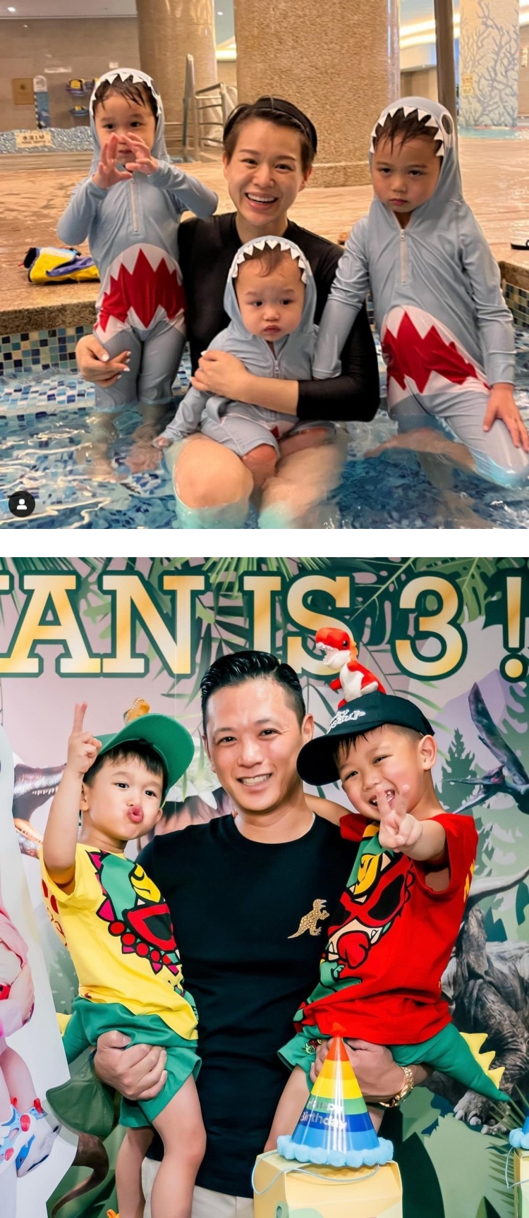 胡杏儿二儿子迎3岁生日！ 把蛇挂脖子 大胆摸蜥蜴、蜘蛛... 娱乐资讯 图1张