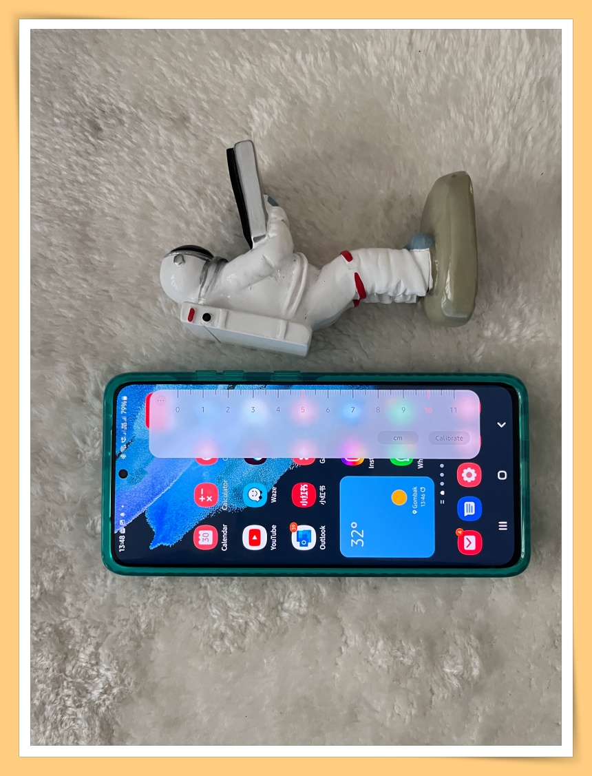 Tips I Samsung手机竟然藏住一把尺？教你8个步骤开启来量东西！ 更多热点 图10张