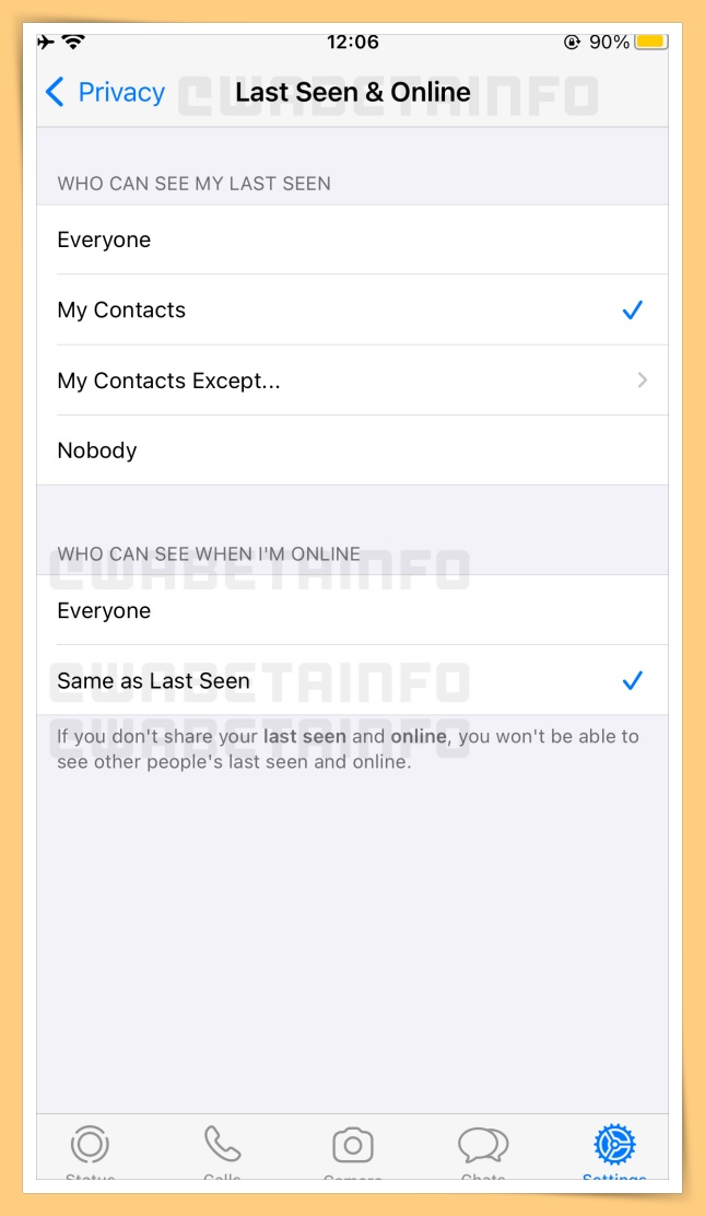 News I 就是不让你懂我在线上！WhatsApp将推出隐藏上线状态功能！ 更多热点 图2张