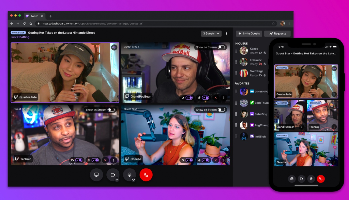 Twitch 测试新功能！‘ Guest Star ’让你跟喜欢的直播主一起开播 数码科技 图1张