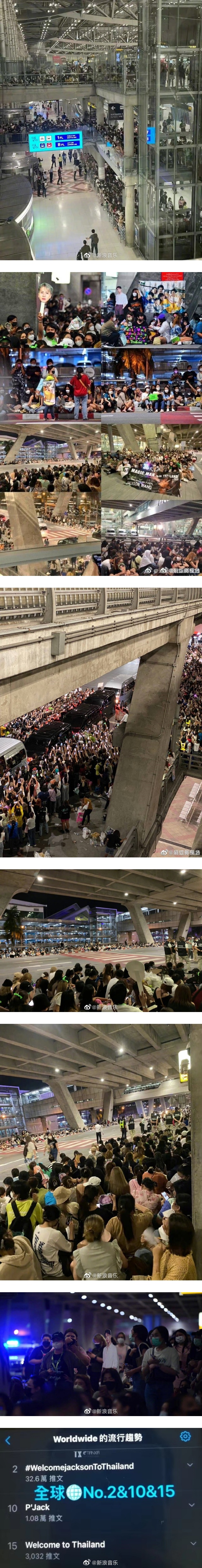 王嘉尔人气火到炸裂！接机人潮塞爆机场三层楼、门外都是人！ 娱乐资讯 图1张