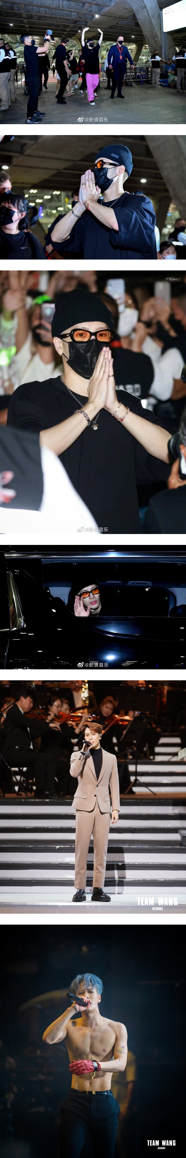 王嘉尔人气火到炸裂！接机人潮塞爆机场三层楼、门外都是人！ 娱乐资讯 图2张