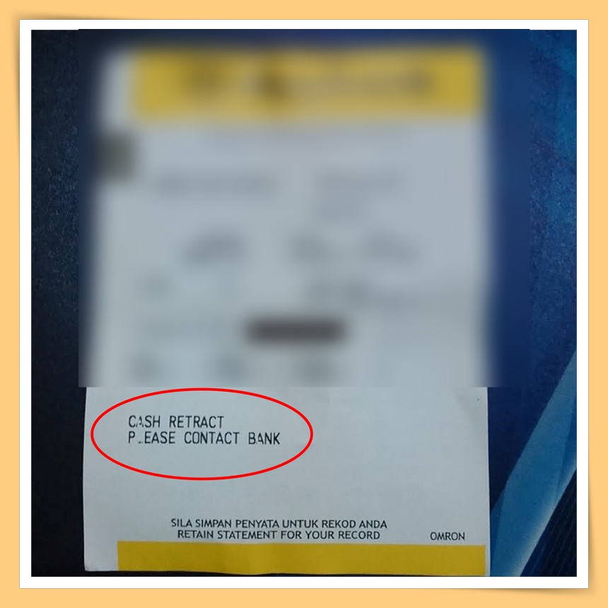 Tips I 存款后拿了单据直接丢？教你分辨单据上的“Successful”，“Transactions Timeout”和“Cash Retract”！ 更多热点 图2张
