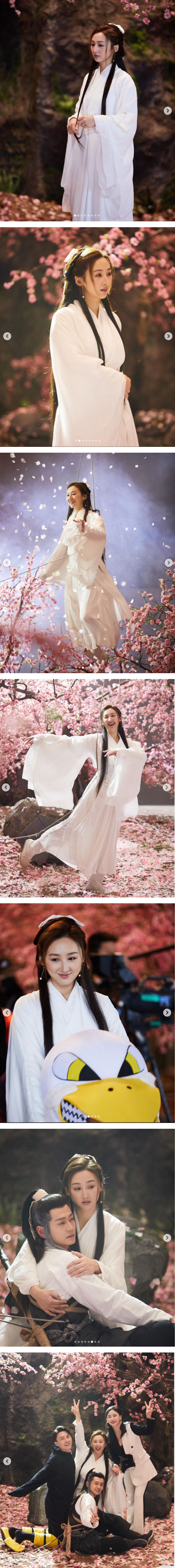 新《神雕侠侣》主演出炉？高海宁晒“小龙女”仙气造型获好评 娱乐资讯 图2张