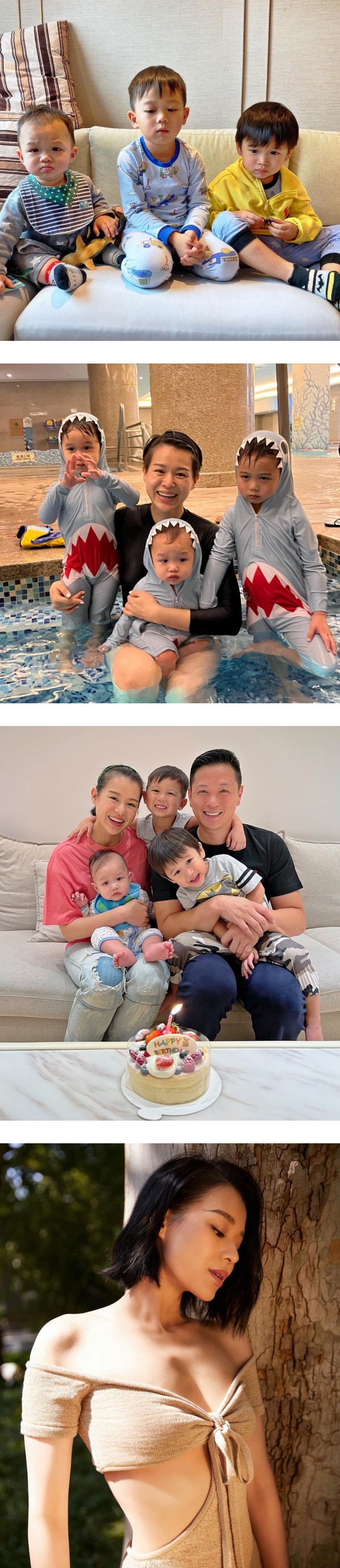 胡杏儿拍剧抱其他小孩！儿子吃醋争宠！ 娱乐资讯 图3张
