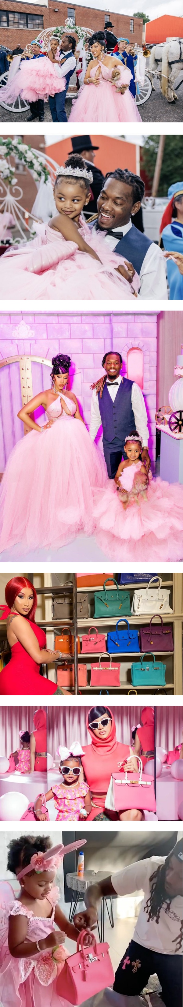 Cardi B 4岁女儿生日收22K现金！拿来做玩具 娱乐资讯 图2张