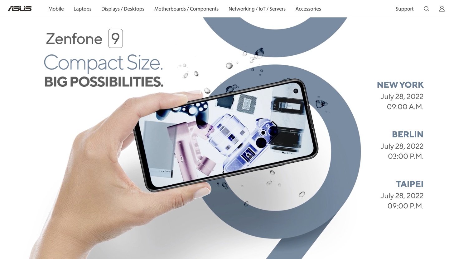 华硕新旗舰 Zenfone 9 将于 7 月 28 日正式发表！ 数码科技 图1张