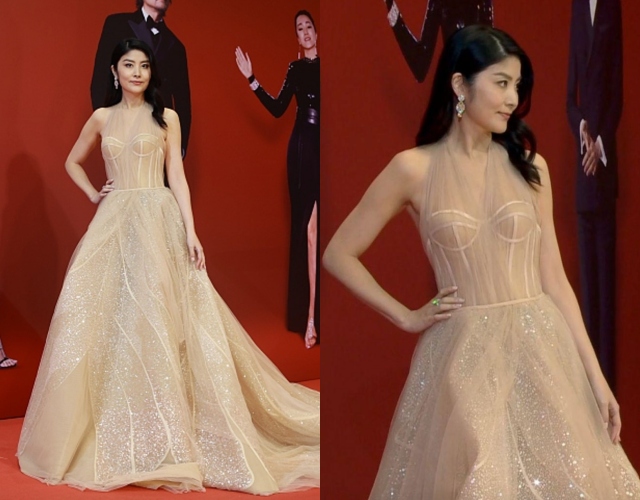 Style｜周秀娜《金像奖》穿性感透视战袍，马来西亚演员廖子妤性感帅气两边驾驭！ 更多热点 图2张