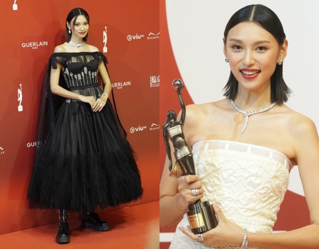Style｜周秀娜《金像奖》穿性感透视战袍，马来西亚演员廖子妤性感帅气两边驾驭！ 更多热点 图3张
