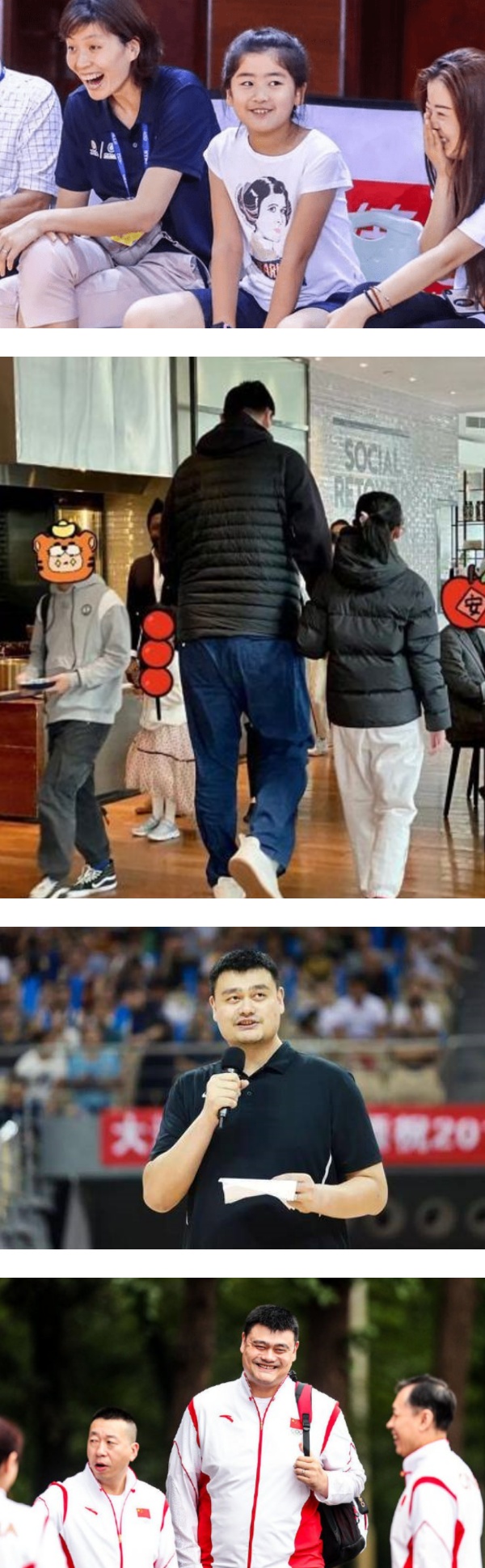 姚明12岁女儿身高惊人！网友目测超过180CM！ 娱乐资讯 图4张