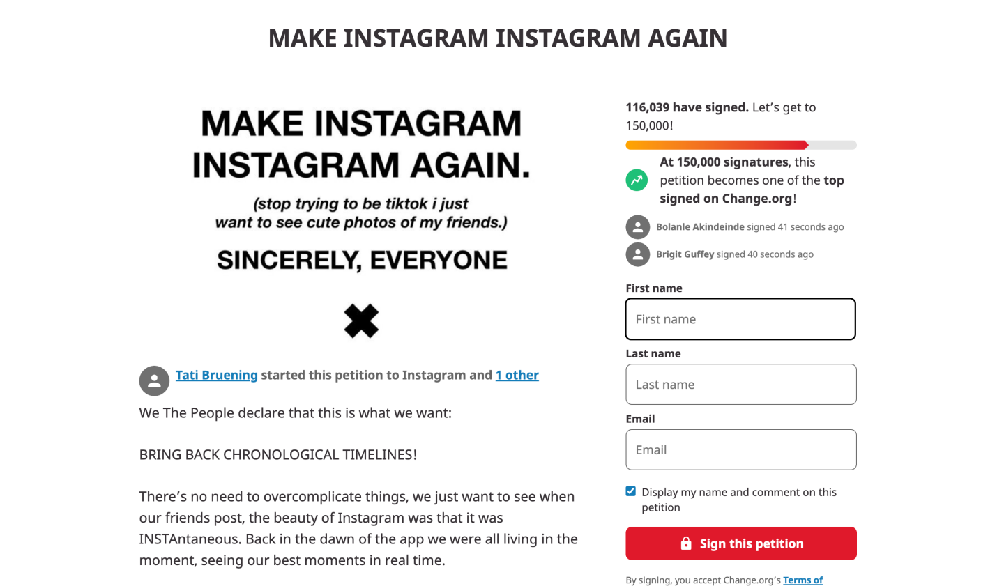 重回旧版 IG 连署赞数破百万！IG 关注第二高网红表明不喜欢现在的 IG 数码科技 图4张