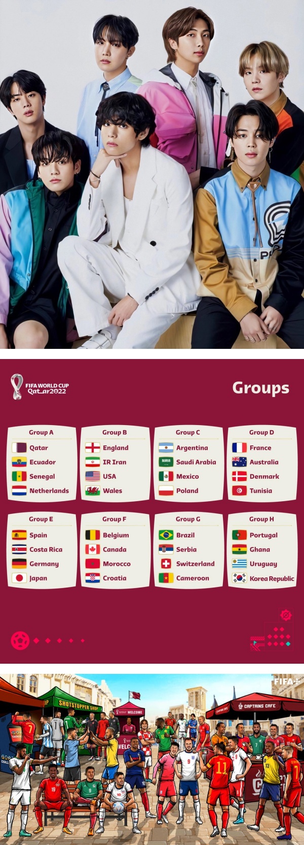 ARMY们尖叫吧！BTS将为2022年FIFA世界杯足球赛推出特别单曲 娱乐资讯 图1张