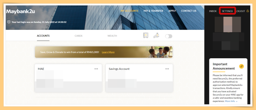 Tips I Maybank用户可设置FPX每日转账上限！只需6个步骤就完成！ 更多热点 图3张