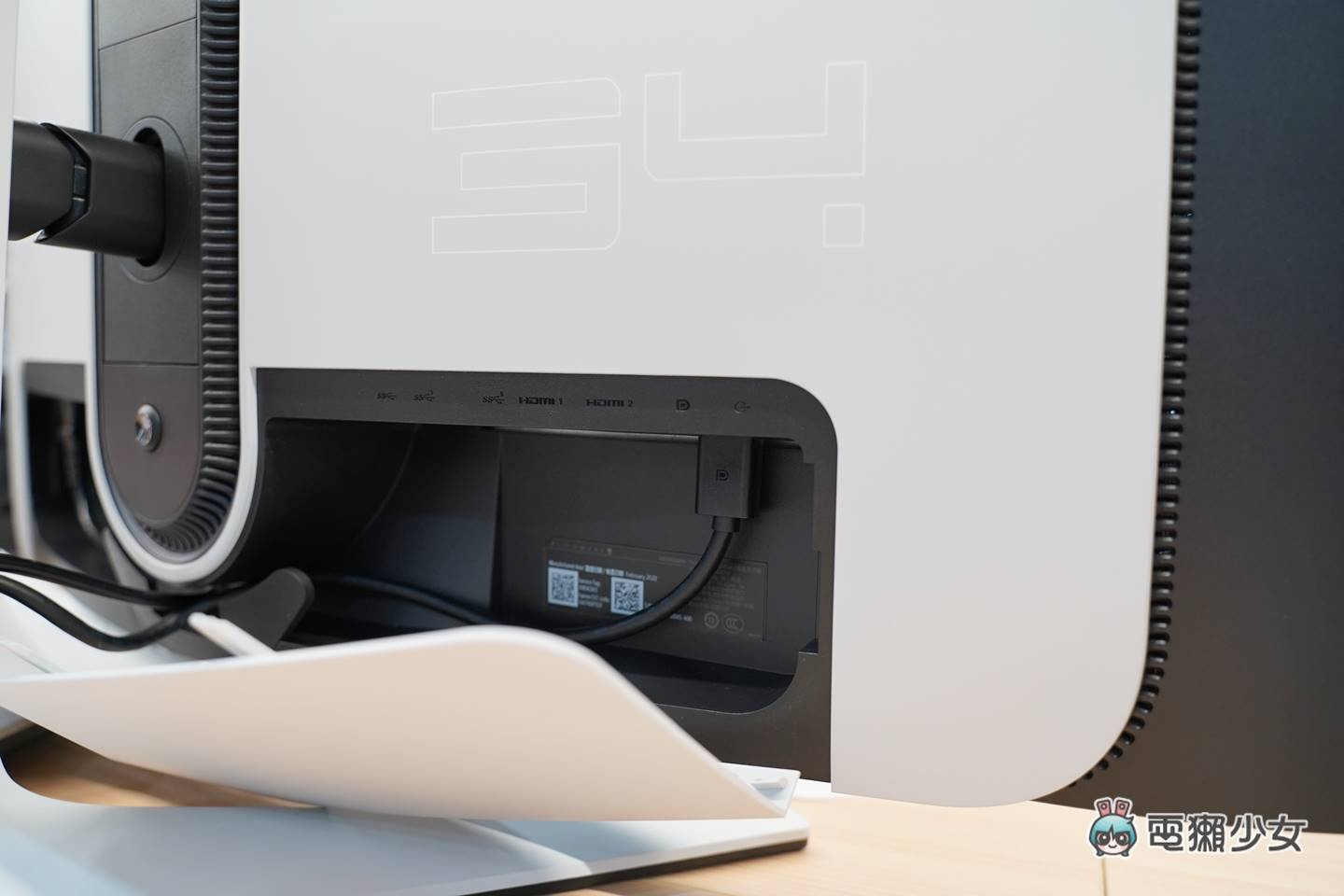 开箱｜最新 QD-OLED 技术显示器，Alienware 34 吋曲面电竞萤幕 AW3423DW 数码科技 图11张