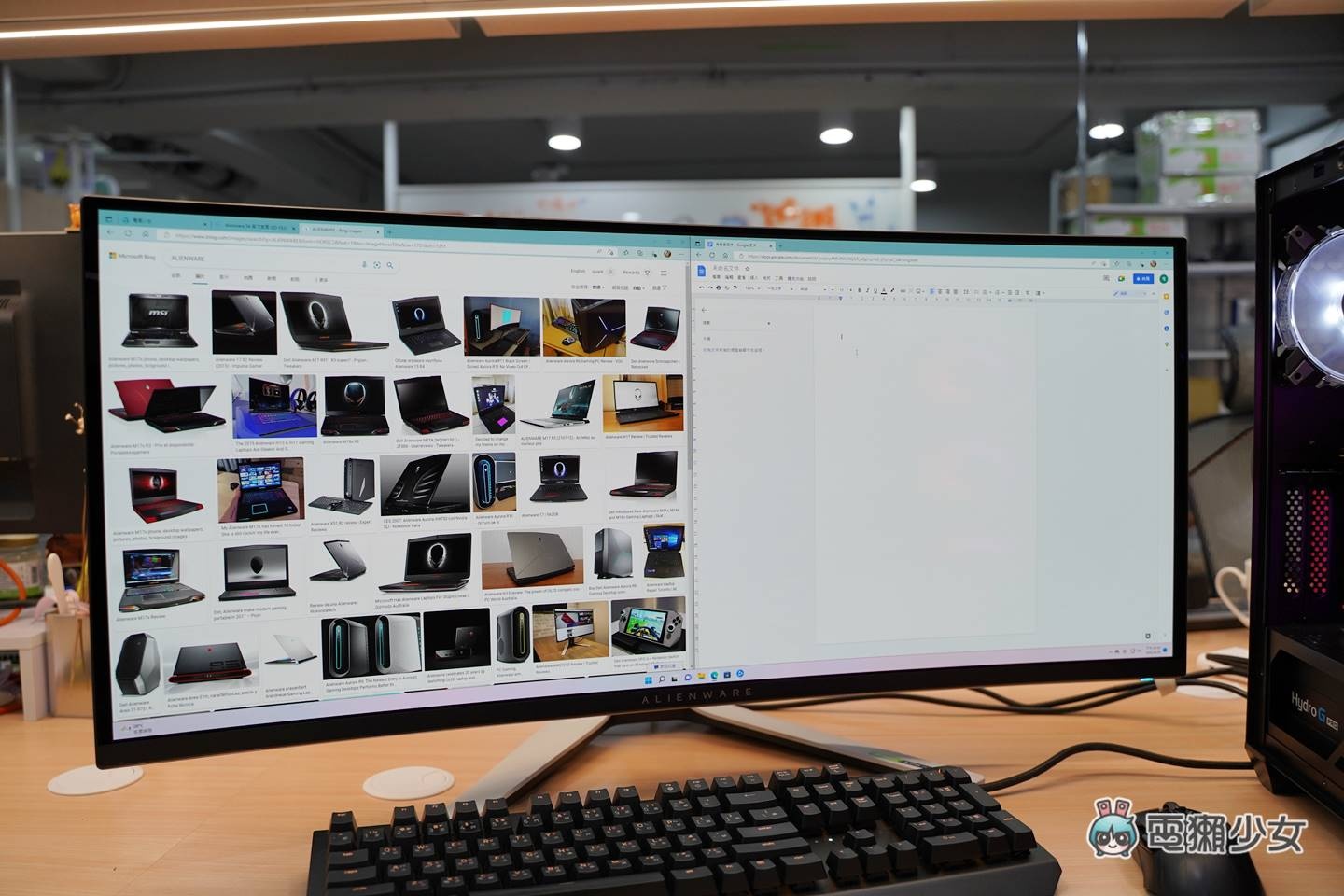 开箱｜最新 QD-OLED 技术显示器，Alienware 34 吋曲面电竞萤幕 AW3423DW 数码科技 图19张