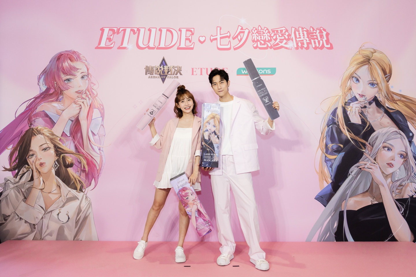 七夕限定！《Garena 传说对决》× ETUDE 联名彩妆品，一起抽抽看情侣造型吧 数码科技 图2张