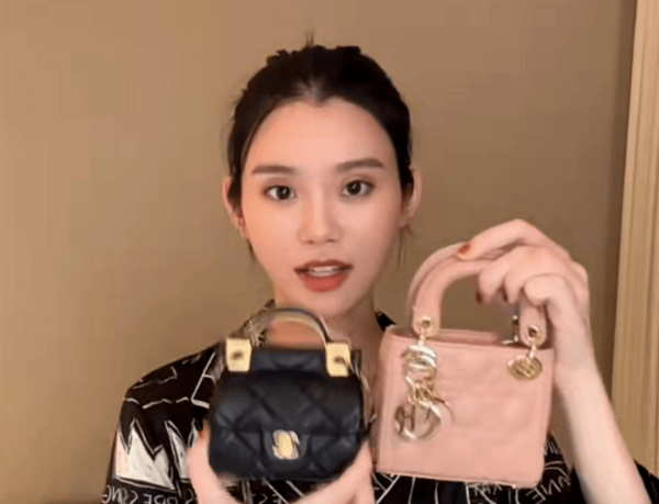 Style｜赌王媳妇奚梦瑶炫包秀，晒为不到1岁爱女入手的精品小废包！ 更多热点 图2张