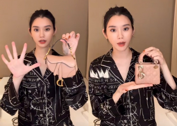 Style｜赌王媳妇奚梦瑶炫包秀，晒为不到1岁爱女入手的精品小废包！ 更多热点 图6张