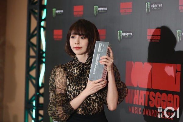 恭喜！林明祯获颁 香港音乐颁奖礼“特选女神” 娱乐资讯 图1张