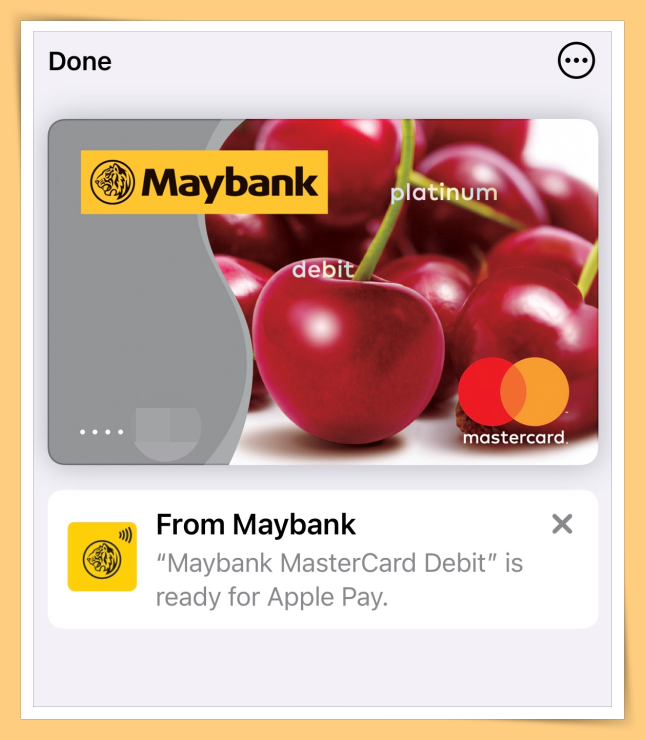 Tips I Apple Pay登陆马来西亚！教你8个步骤添加银行卡至Apple Wallet！ 更多热点 图10张