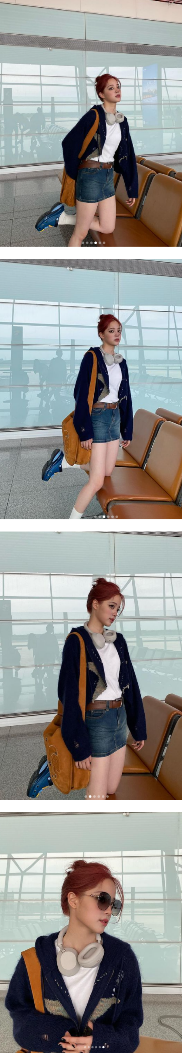 真相了！欧阳娜娜长腿美照...全靠找角度 娱乐资讯 图1张