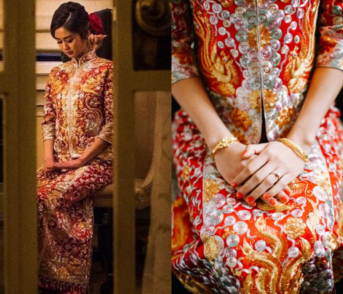 婚嫁｜显瘦、不拖拉不怕走光，5个穿裙褂出嫁的好处！ 更多热点 图1张